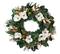 30" Pre-Lit White & Gold Magnolia Christmas Wreath